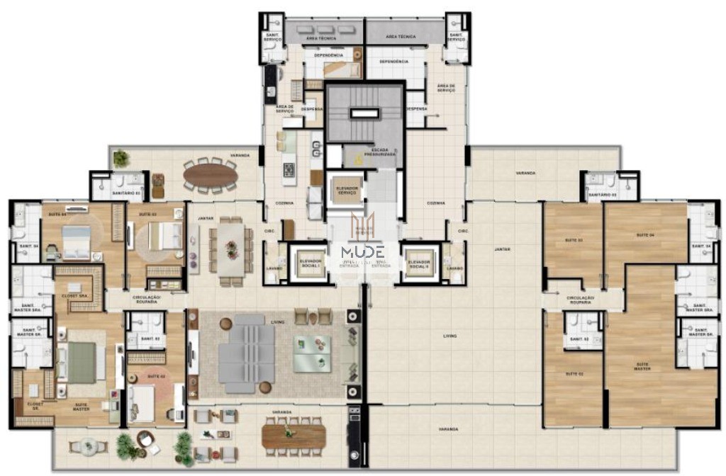 Apartamento, 4 quartos, 245 m² - Foto 8