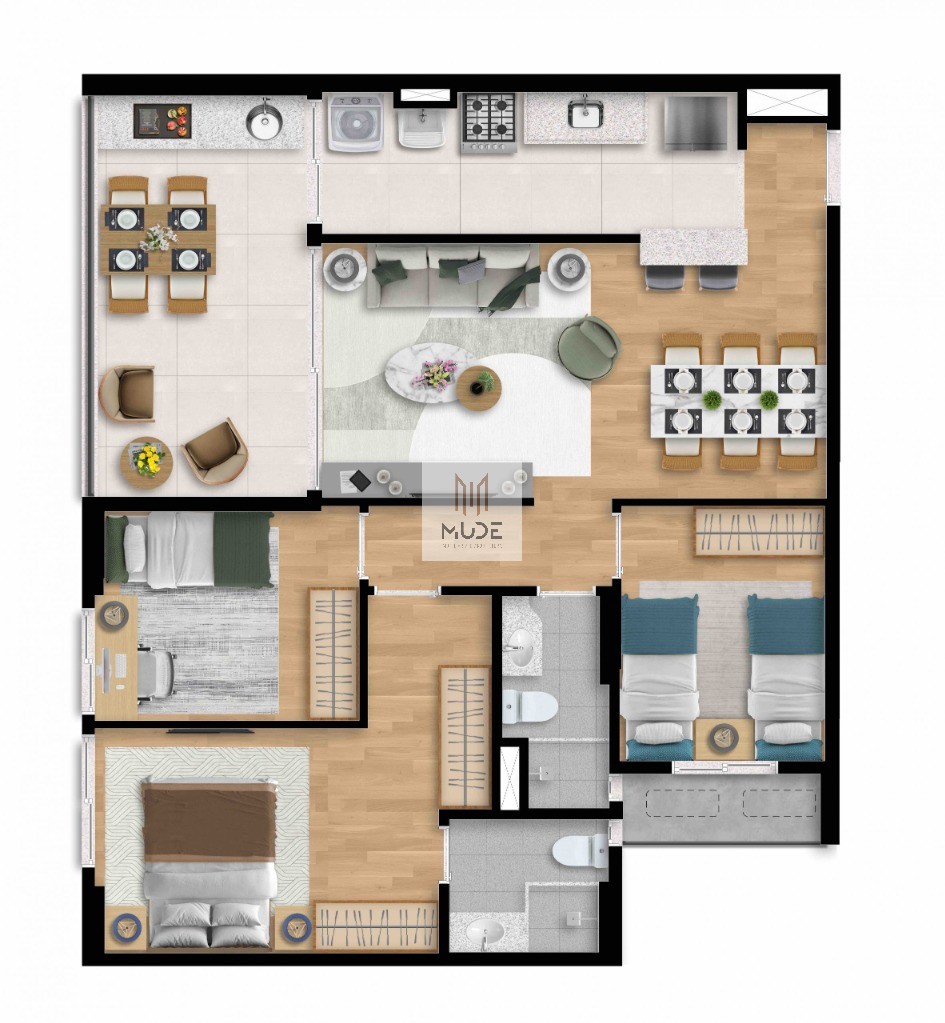 Apartamento, 2 quartos, 66 m² - Foto 14