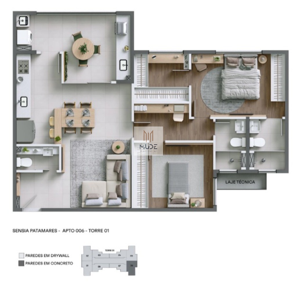 Apartamento, 2 quartos, 64 m² - Foto 4