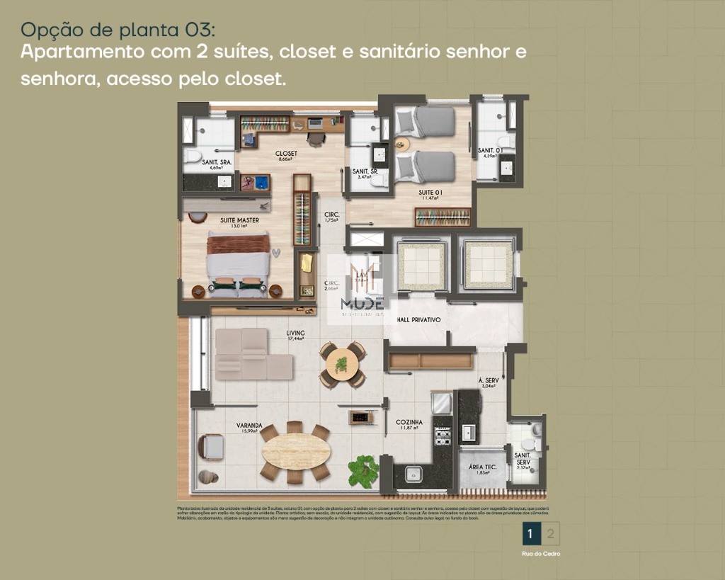 Apartamento, 3 quartos, 116 m² - Foto 26