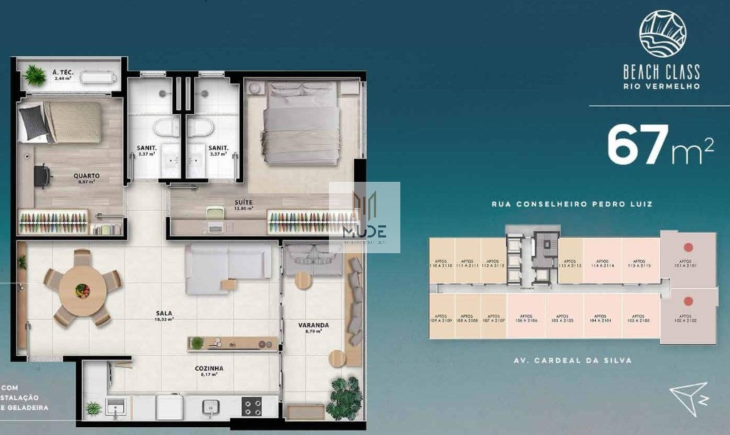 Apartamento, 2 quartos, 66 m² - Foto 14