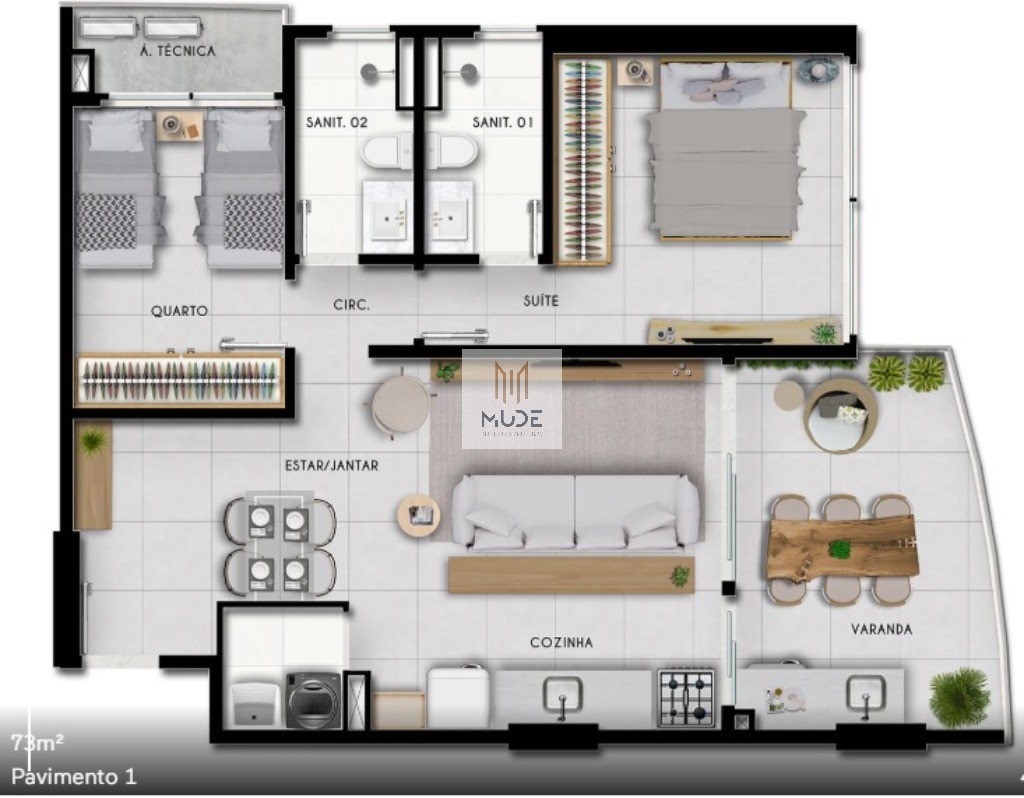 Apartamento, 2 quartos, 65 m² - Foto 20