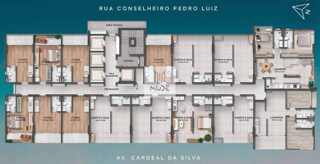 Apartamento, 1 quarto, 37 m² - Foto 17