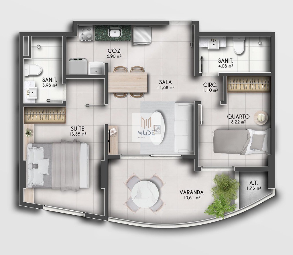 Apartamento, 2 quartos, 61 m² - Foto 16