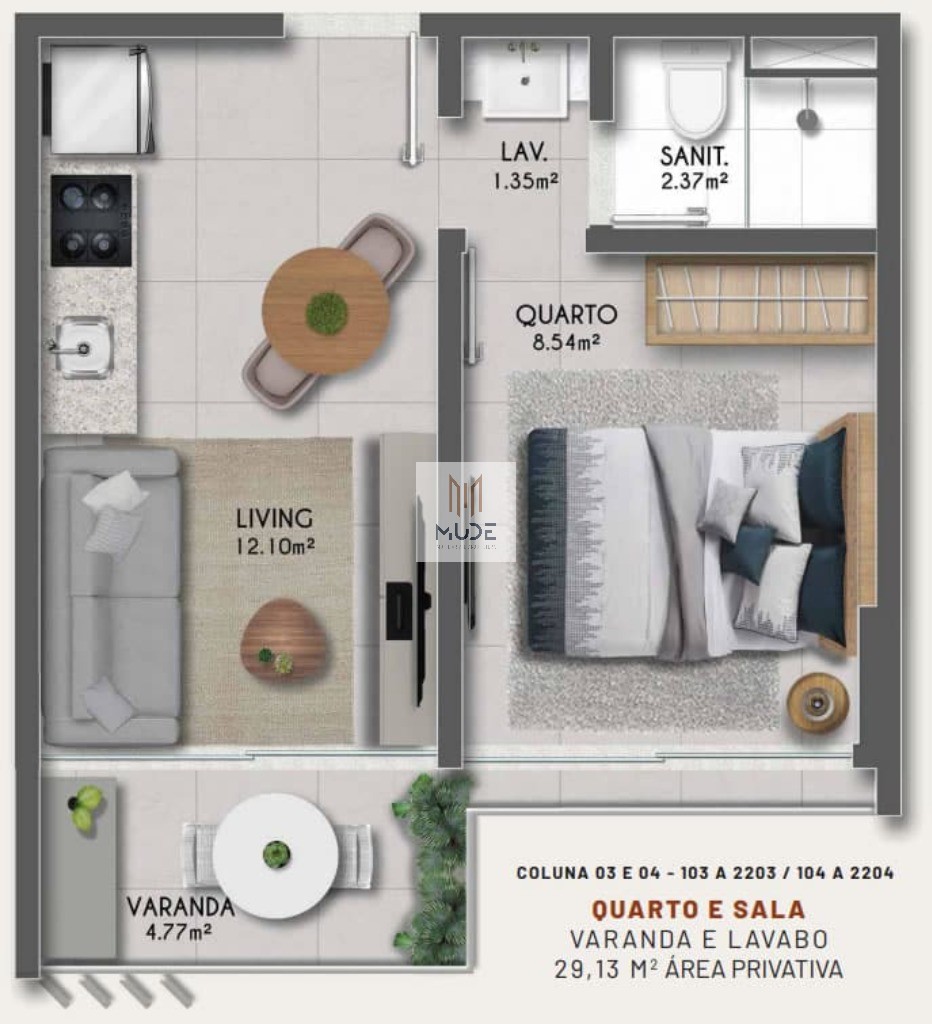 Apartamento, 2 quartos, 55 m² - Foto 10