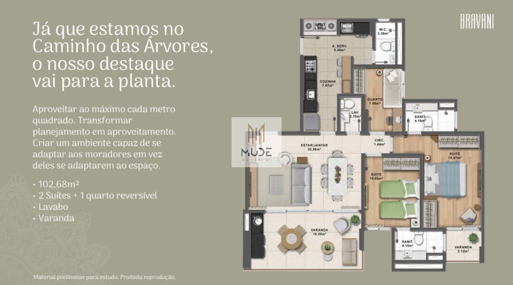 Apartamento, 3 quartos, 103 m² - Foto 15