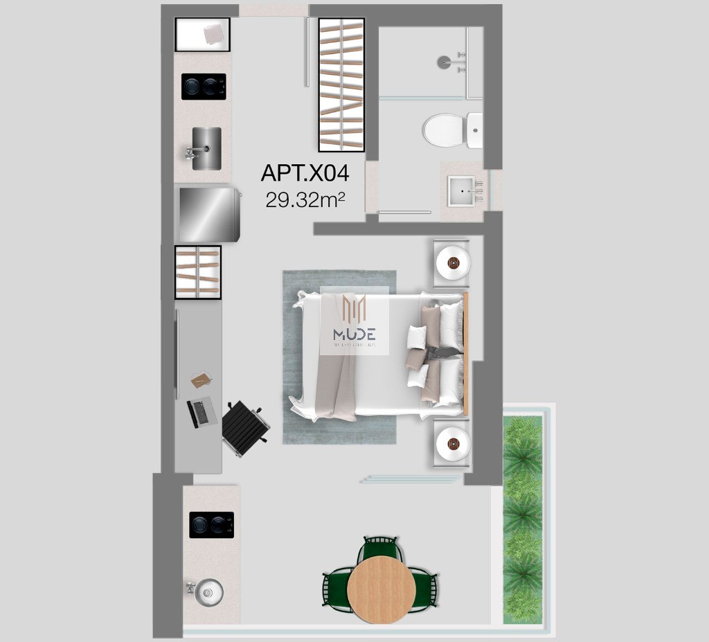 Apartamento, 1 quarto, 29 m² - Foto 24