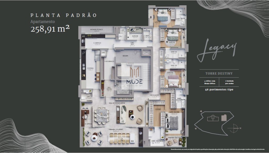 Apartamento, 4 quartos, 259 m² - Foto 8
