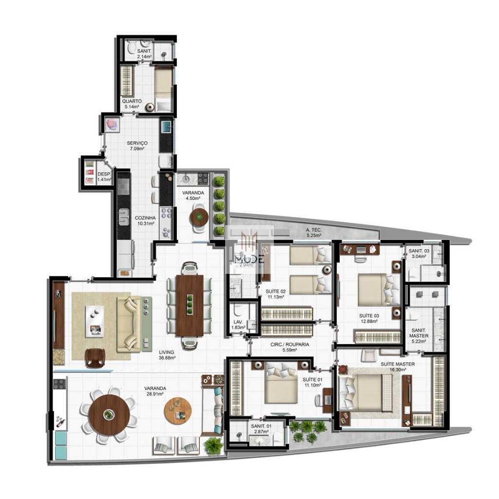 Apartamento, 4 quartos, 204 m² - Foto 29