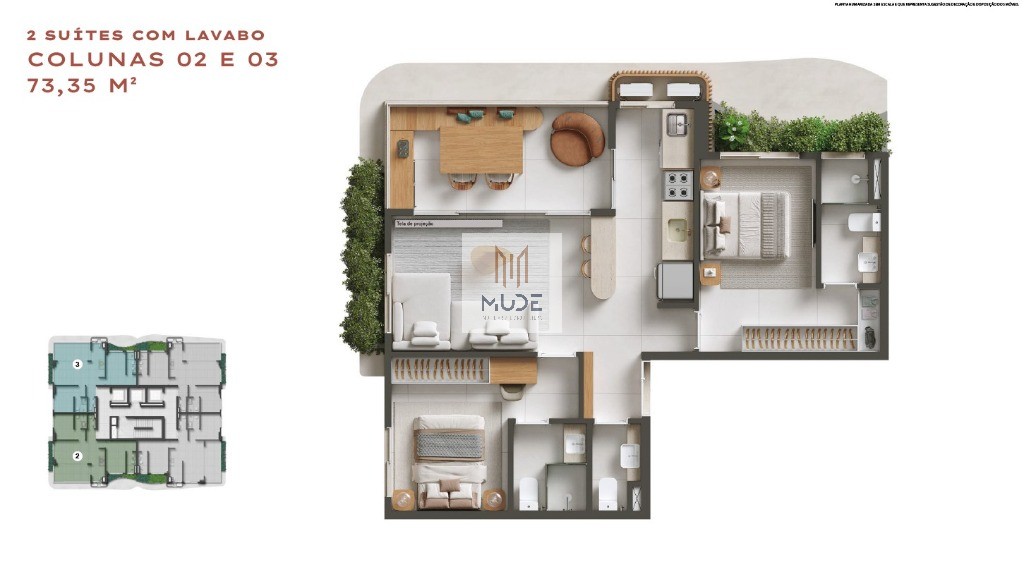 Apartamento, 2 quartos, 74 m² - Foto 30