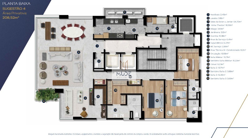 Apartamento, 4 quartos, 209 m² - Foto 21