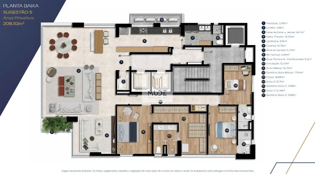 Apartamento, 4 quartos, 209 m² - Foto 20
