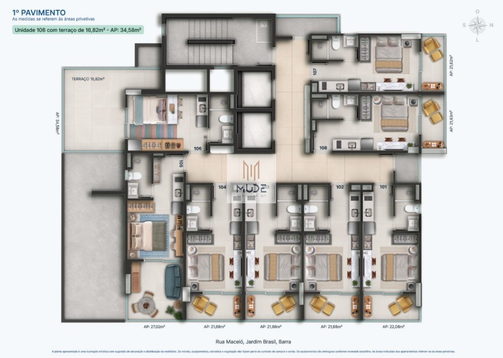 Apartamento, 1 quarto, 21 m² - Foto 31