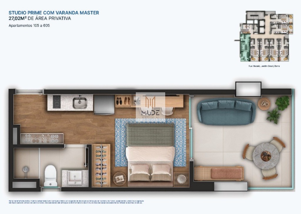 Apartamento, 1 quarto, 21 m² - Foto 22