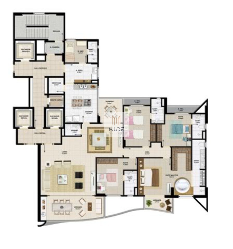 Apartamento, 4 quartos, 205 m² - Foto 29