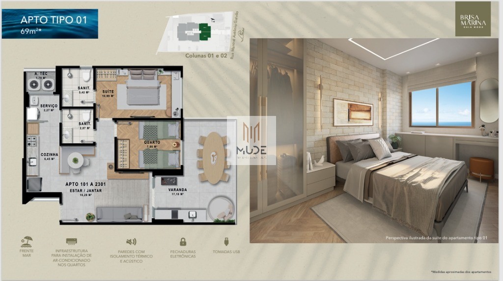 Apartamento, 2 quartos, 61 m² - Foto 14