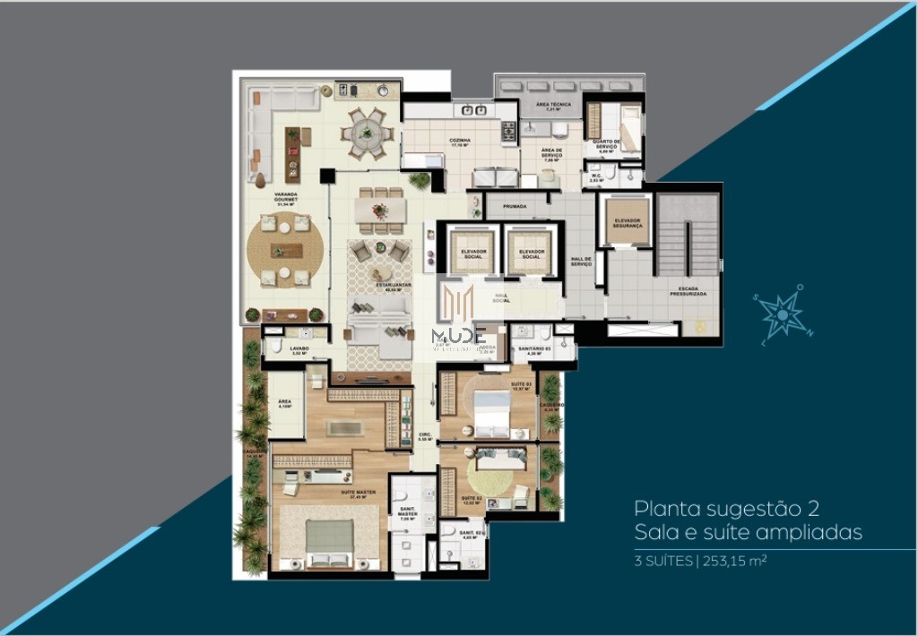 Apartamento, 4 quartos, 253 m² - Foto 27