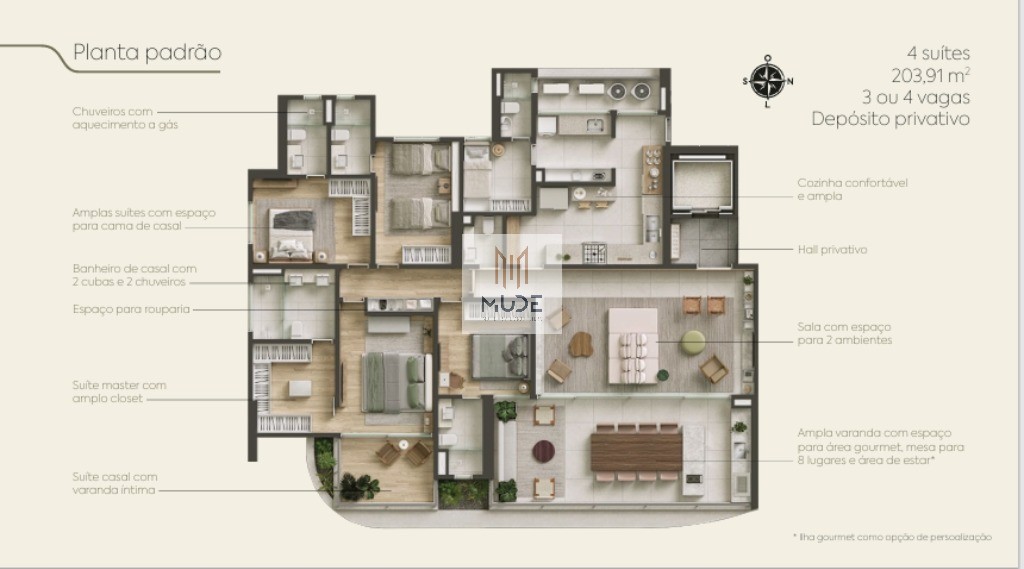 Apartamento, 4 quartos, 173 m² - Foto 24