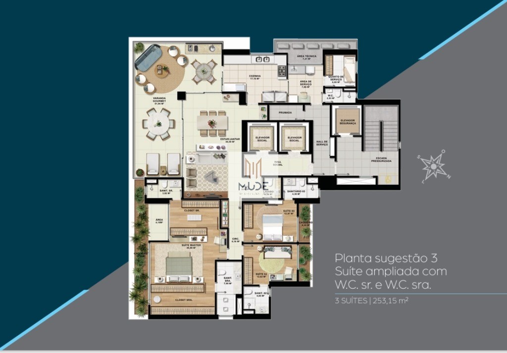 Apartamento, 4 quartos, 253 m² - Foto 28
