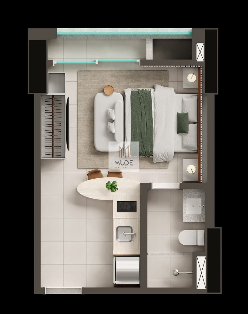 Apartamento, 1 quarto, 25 m² - Foto 15