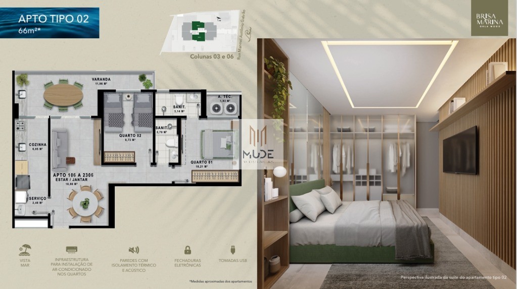 Apartamento, 2 quartos, 61 m² - Foto 17