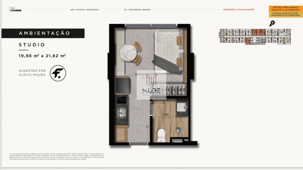Apartamento, 1 quarto, 29 m² - Foto 8