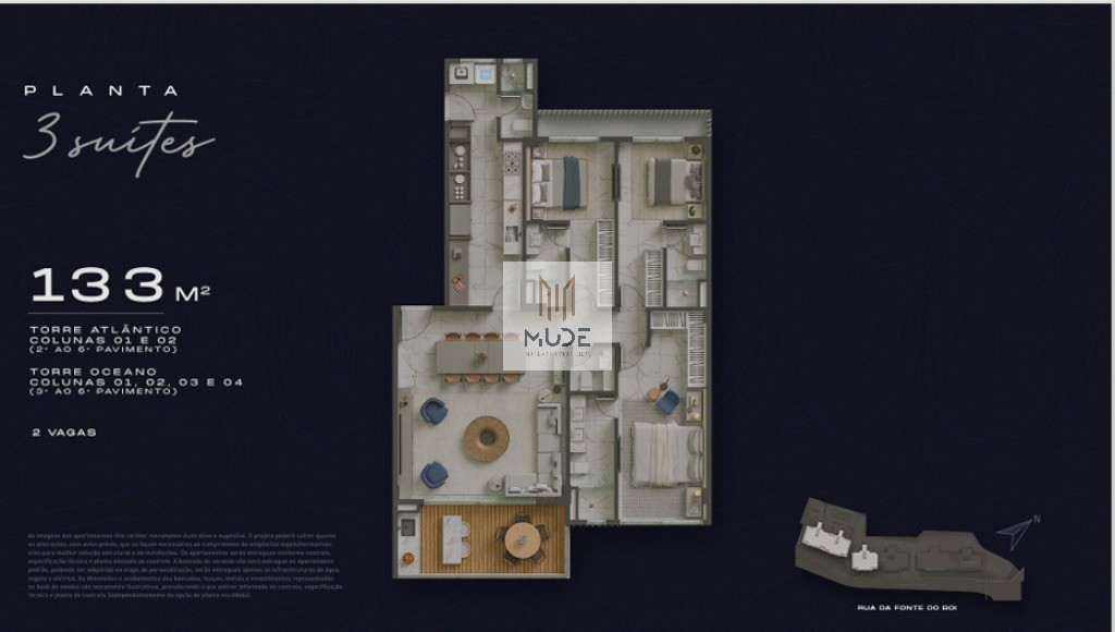 Apartamento, 3 quartos, 133 m² - Foto 22