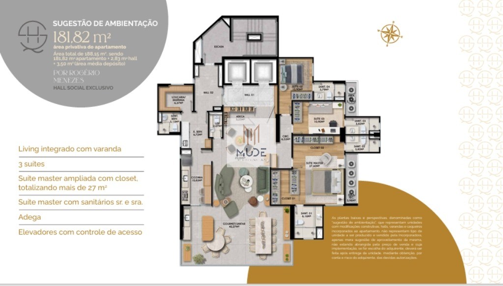 Apartamento, 4 quartos, 181 m² - Foto 23