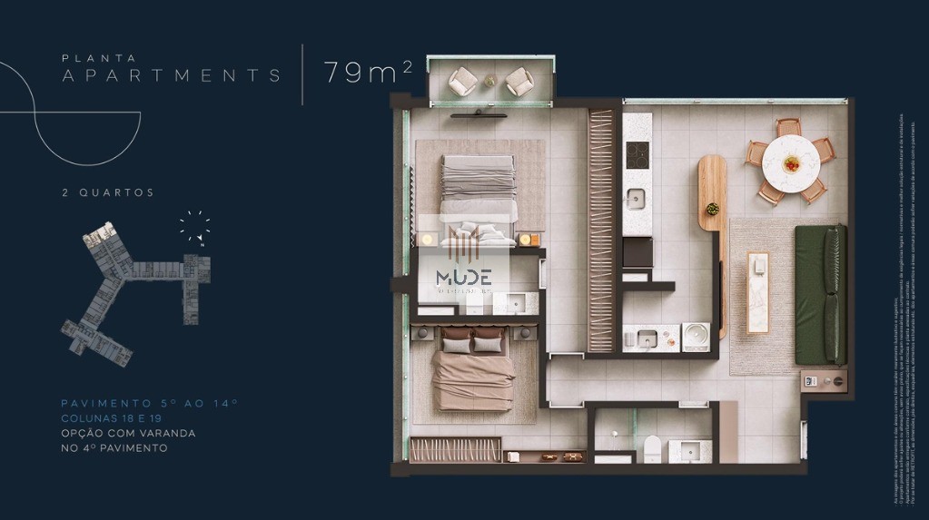 Apartamento, 1 quarto, 35 m² - Foto 22