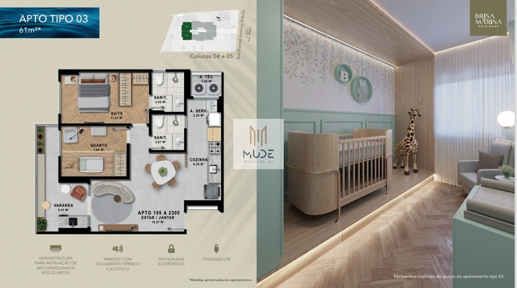 Apartamento, 2 quartos, 61 m² - Foto 19