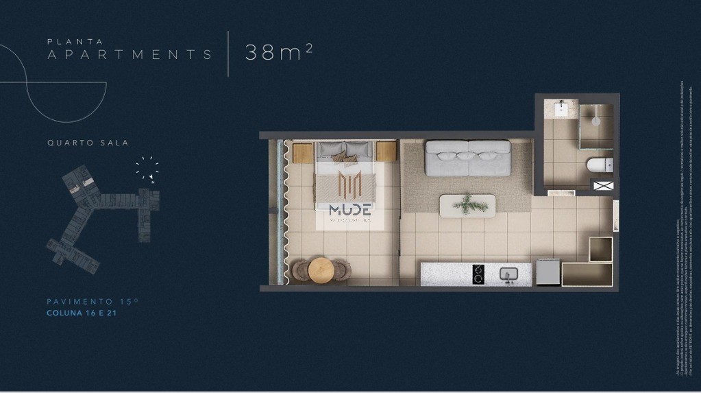 Apartamento, 1 quarto, 35 m² - Foto 29