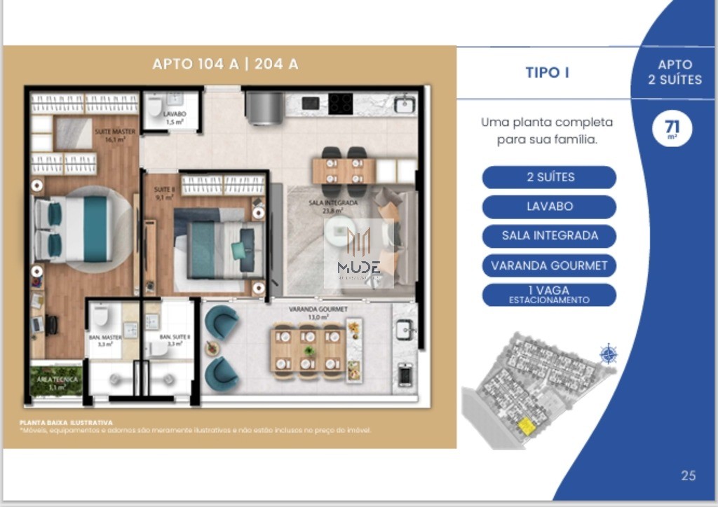 Apartamento, 2 quartos, 71 m² - Foto 26
