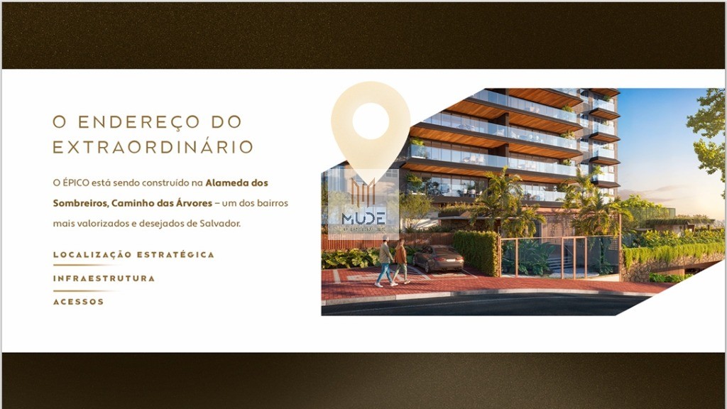 ÉPICO RESIDENCE - Apartamentos com 4 suítes no Caminho das Árvores - Salvador