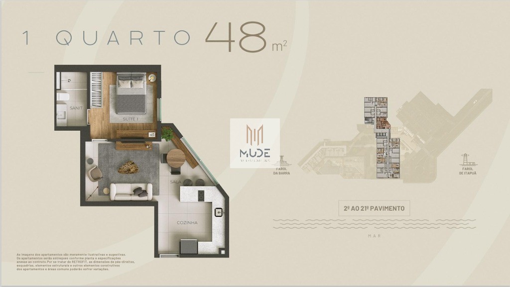 Apartamento, 1 quarto, 33 m² - Foto 25
