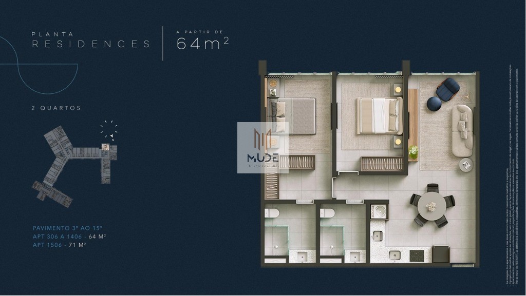 Apartamento, 1 quarto, 35 m² - Foto 41
