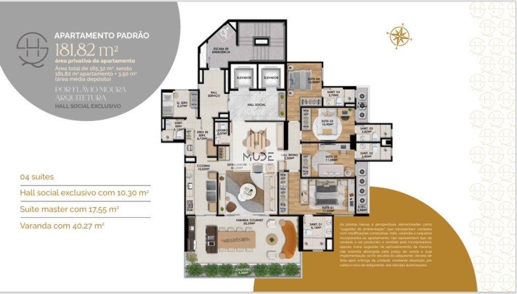 Apartamento, 4 quartos, 181 m² - Foto 21