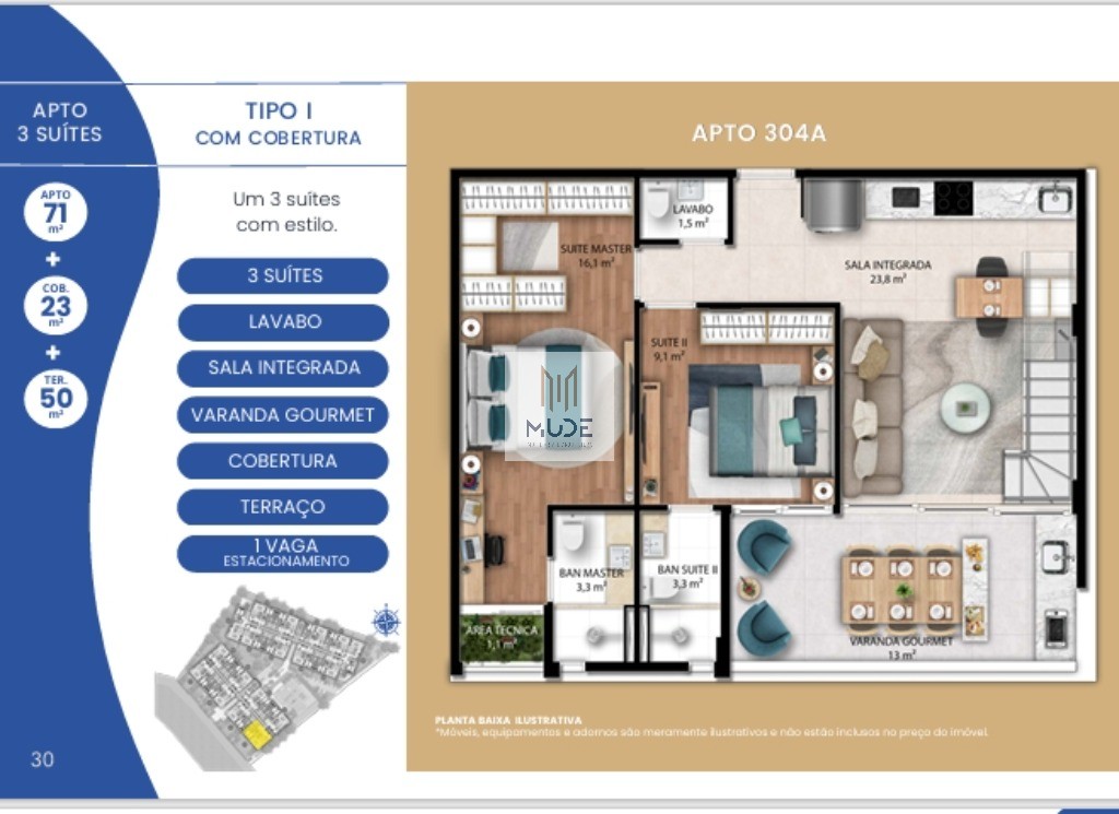 Apartamento, 2 quartos, 71 m² - Foto 31