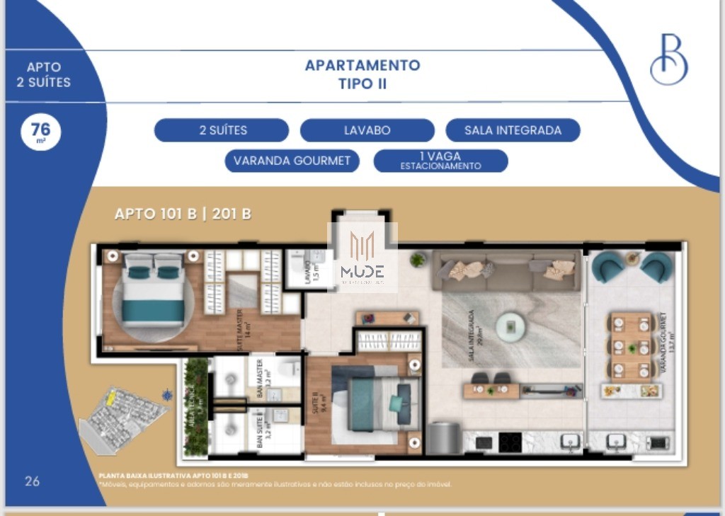 Apartamento, 2 quartos, 71 m² - Foto 27