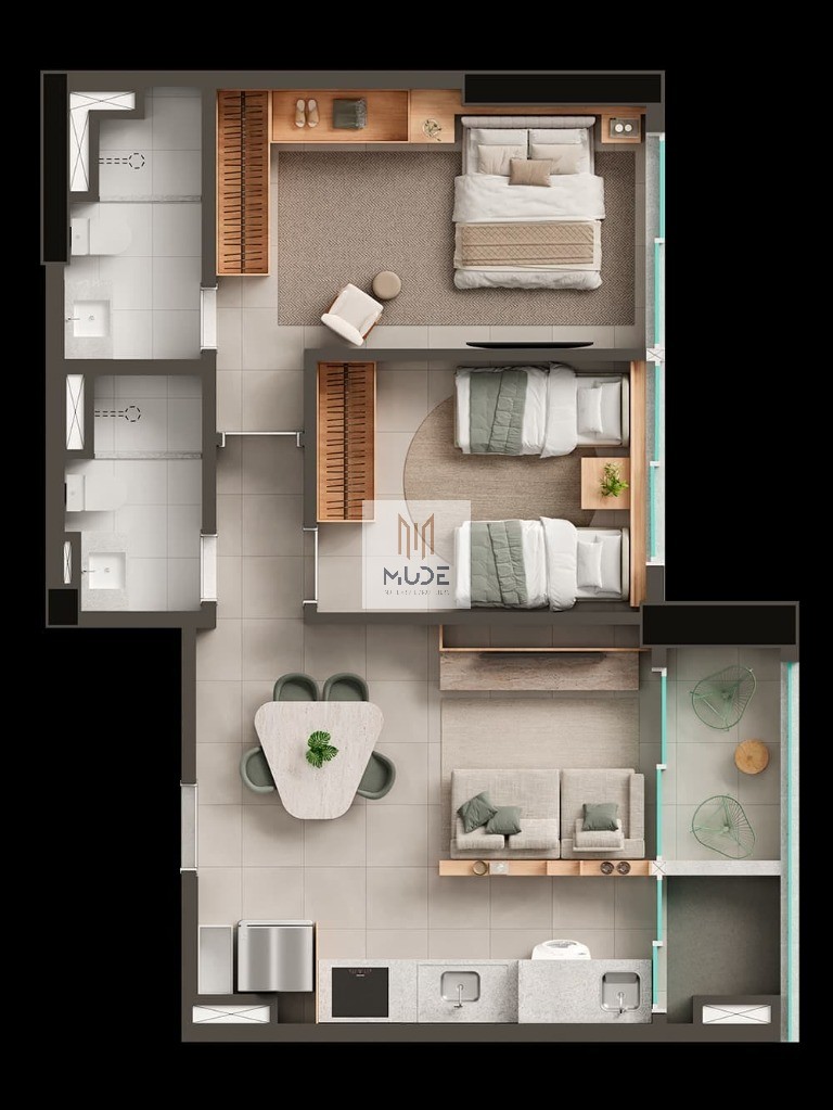 Apartamento, 1 quarto, 25 m² - Foto 21