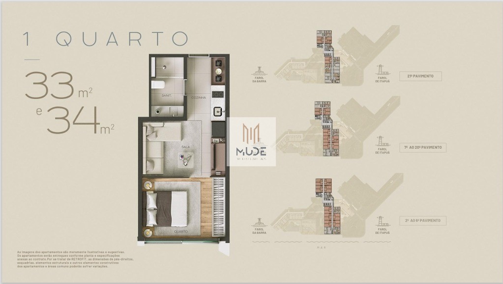 Apartamento, 1 quarto, 33 m² - Foto 24