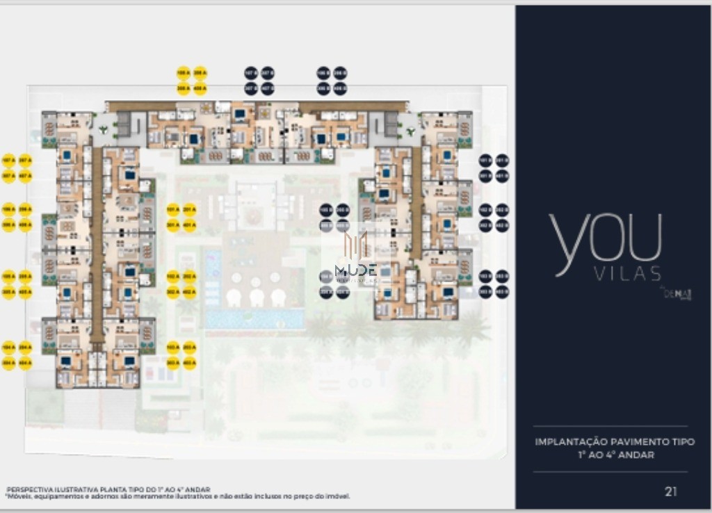 YOU VILAS Cobertura com Suíte e Terraço - 4 quartos, 3 suítes - 97,30 m² - Á venda - Vilas do Atlântico Lauro de Freitas