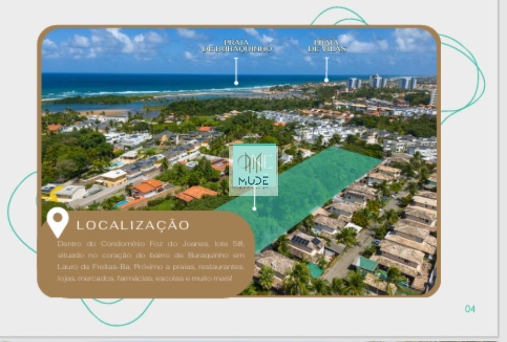 ONE JOANES - Apartamentos á Venda de 2 Suítes com área de 65m² - varanda gourmet - Lauro de Freitas/BA
