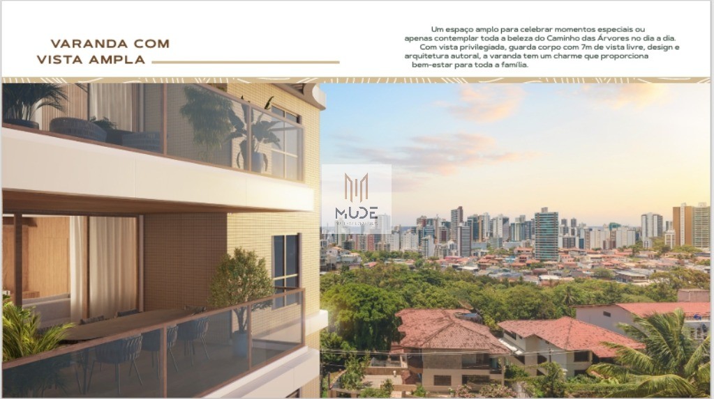 LOGDE CAMINHOS DAS ÁRVORES - Apartamentos de 2 ou 3 Suítes - 120m² - Salvador