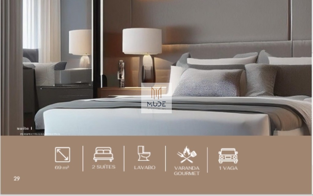 ONE JOANES - Apartamentos á Venda de 2 Suítes com área de 65m² - varanda gourmet - Lauro de Freitas/BA