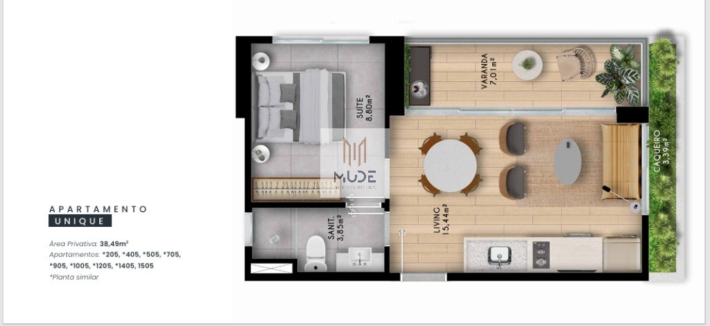 ALIVE HORTO FLORESTAL Apartamentos com 3 tipologias disponíveis - no Horto Boulevard Salvador