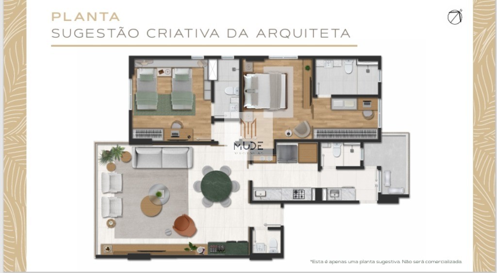 LOGDE CAMINHOS DAS ÁRVORES - Apartamentos de 2 ou 3 Suítes - 120m² - Salvador