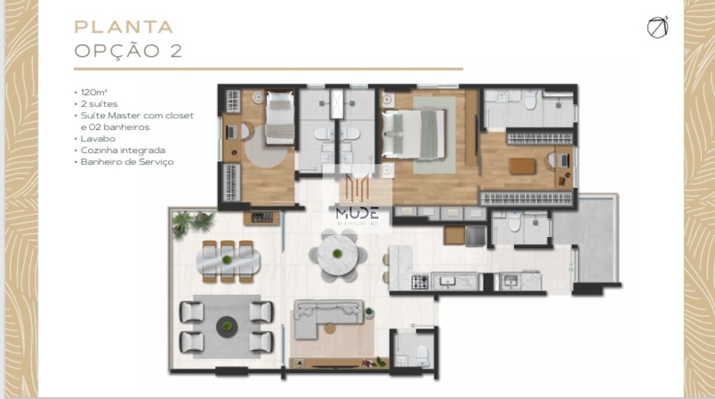 LOGDE CAMINHOS DAS ÁRVORES - Apartamentos de 2 ou 3 Suítes - 120m² - Salvador