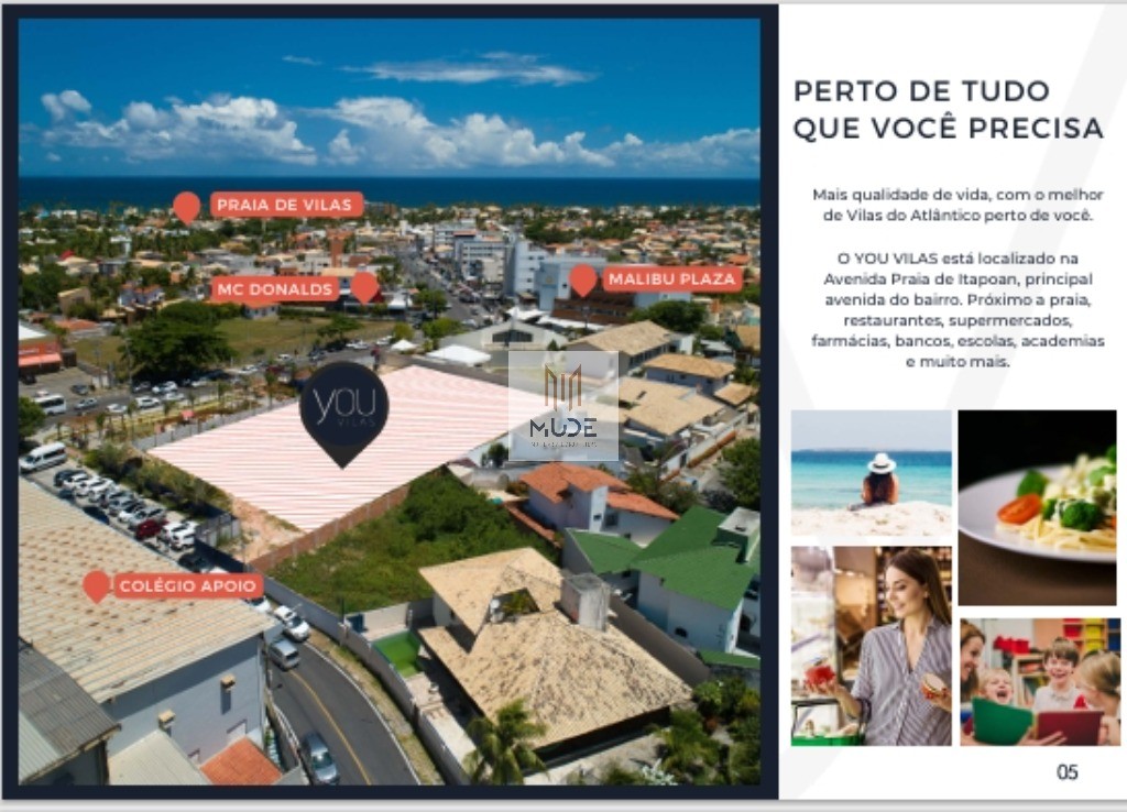 YOU VILAS Cobertura com Suíte e Terraço - 4 quartos, 3 suítes - 97,30 m² - Á venda - Vilas do Atlântico Lauro de Freitas