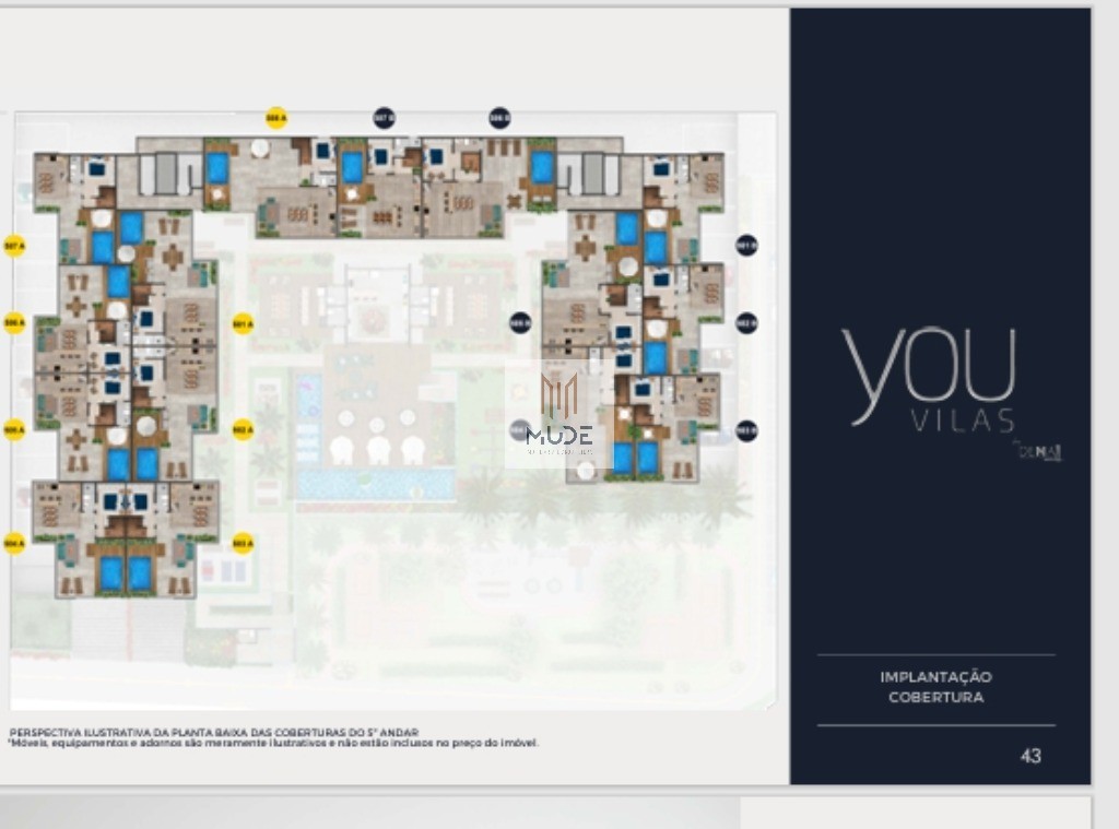 YOU VILAS Cobertura com Suíte e Terraço - 4 quartos, 3 suítes - 97,30 m² - Á venda - Vilas do Atlântico Lauro de Freitas