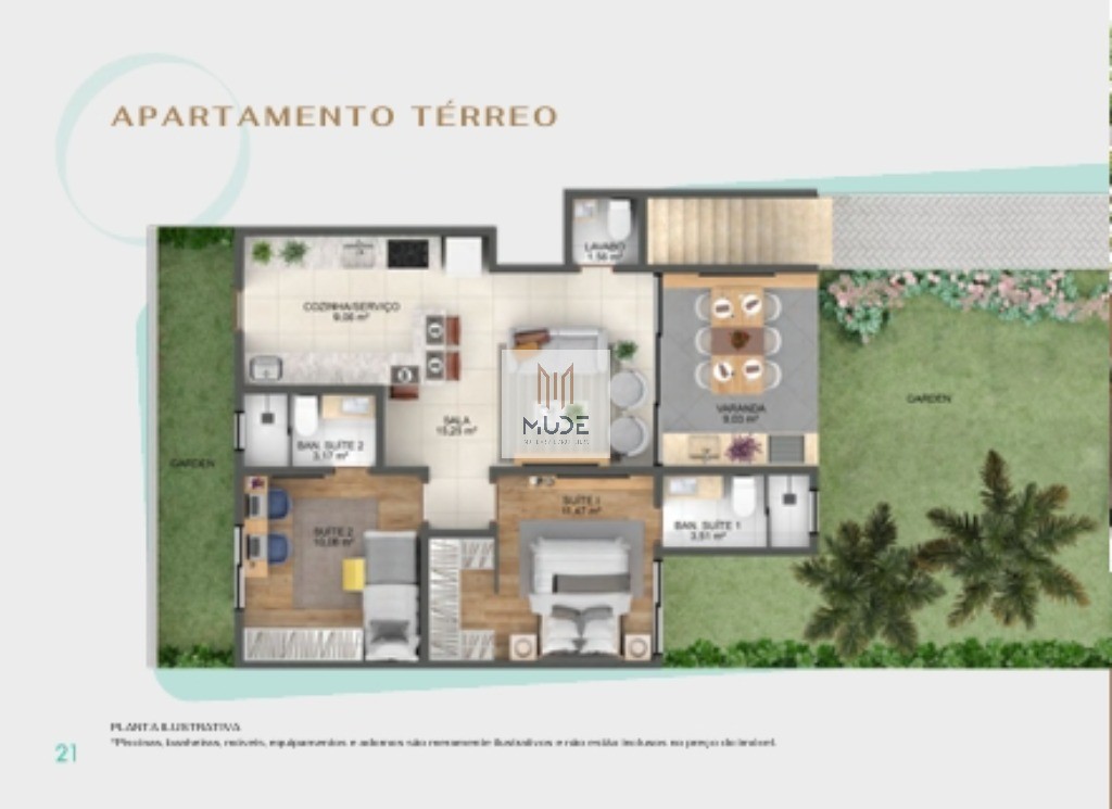 ONE JOANES - Apartamentos á Venda de 2 Suítes com área de 65m² - varanda gourmet - Lauro de Freitas/BA